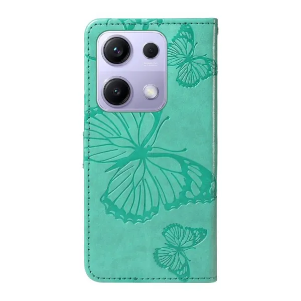 ART BUTTERFLY Peňaženkový obal pre Xiaomi Redmi Note 14S zelený