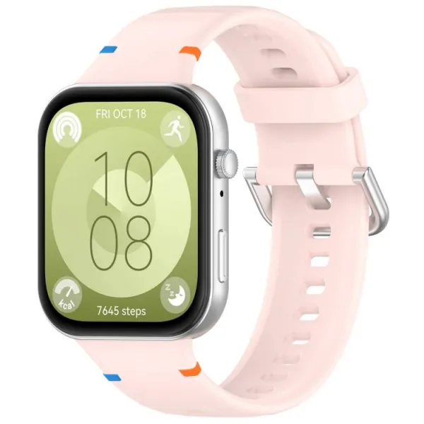 WAVY Silikónový remienok pre Huawei Watch Fit 4 / Fit 4 Pro / Fit 5 / Fit 5 Pro ružový