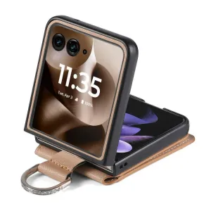 CARD Kryt s priehradkami pre karty Motorola Razr 60 Ultra / Razr 70 Ultra béžový