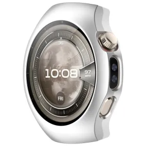 PC HALF COVER Plastový kryt Huawei Watch 5 42mm strieborný