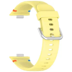 WAVY Silikónový remienok pre Huawei Watch Fit 4 / Fit 4 Pro / Fit 5 / Fit 5 Pro žltý