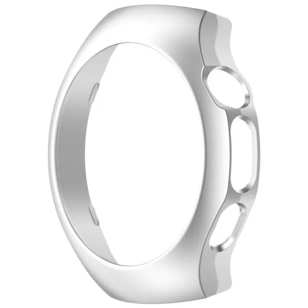 PC HALF COVER Plastový kryt Huawei Watch 5 42mm strieborný