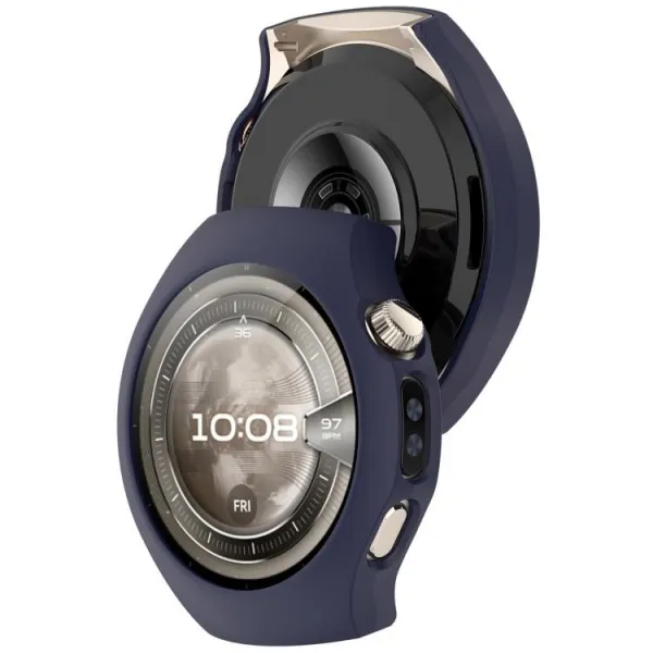 PC HALF COVER Plastový kryt Huawei Watch 5 42mm tmavomodrý