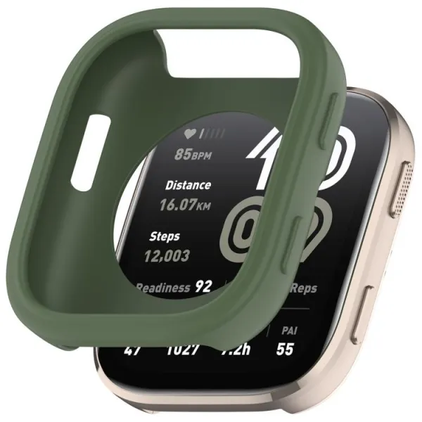 TPU HALF COVER Kryt pre Amazfit Bip 6 zelený