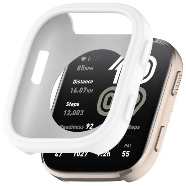 TPU HALF COVER Kryt pre Amazfit Bip 6 biely