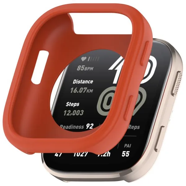 TPU HALF COVER Kryt pre Amazfit Bip 6 červený