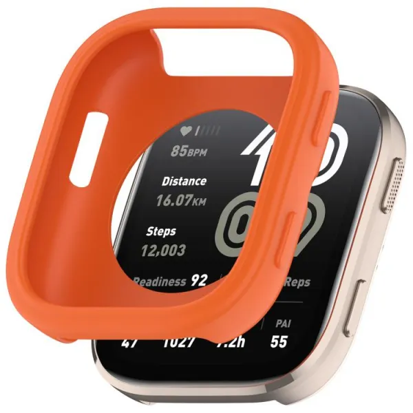 TPU HALF COVER Kryt pre Amazfit Bip 6 oranžový