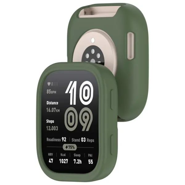 TPU HALF COVER Kryt pre Amazfit Bip 6 zelený