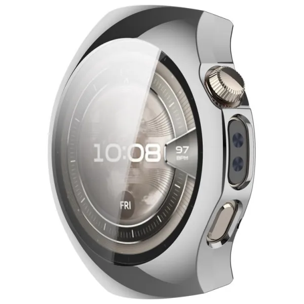 TPU FULL COVER Kryt pre Huawei Watch 5 46mm strieborný