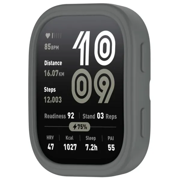 TPU HALF COVER Kryt pre Amazfit Bip 6 šedý