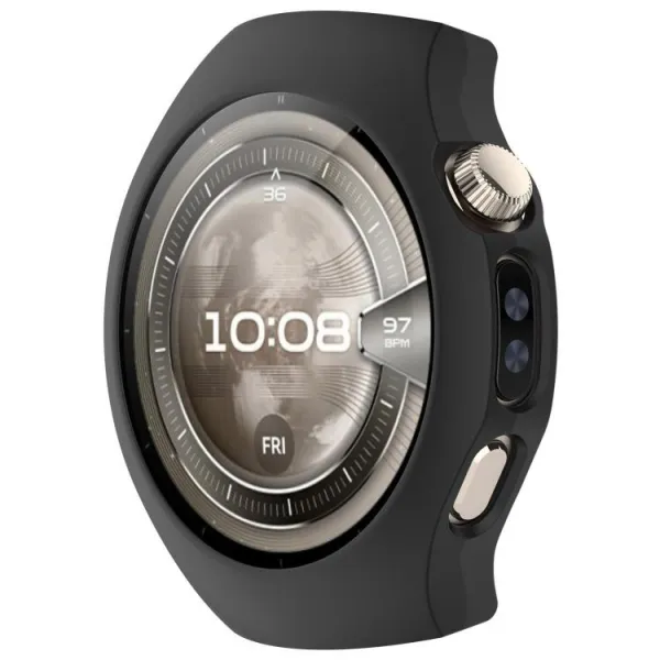 PC HALF COVER Plastový kryt Huawei Watch 5 42mm čierny