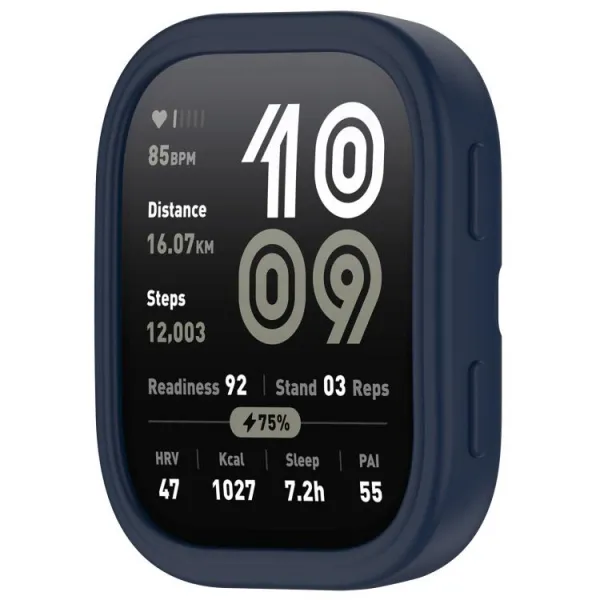 TPU HALF COVER Kryt pre Amazfit Bip 6 modrý