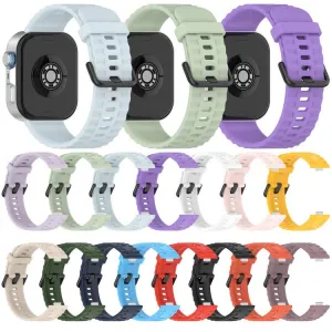RIBBED Silikónový remienok pre Huawei Watch Fit 4 / Fit 4 Pro / Fit 5 / Fit 5 Pro biely