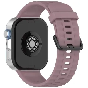 RIBBED Silikónový remienok pre Huawei Watch Fit 4 / Fit 4 Pro / Fit 5 / Fit 5 Pro PLUM