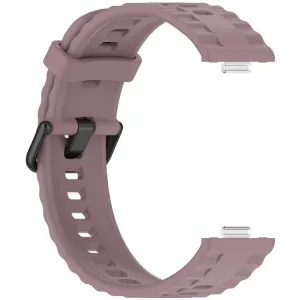 RIBBED Silikónový remienok pre Huawei Watch Fit 4 / Fit 4 Pro / Fit 5 / Fit 5 Pro PLUM