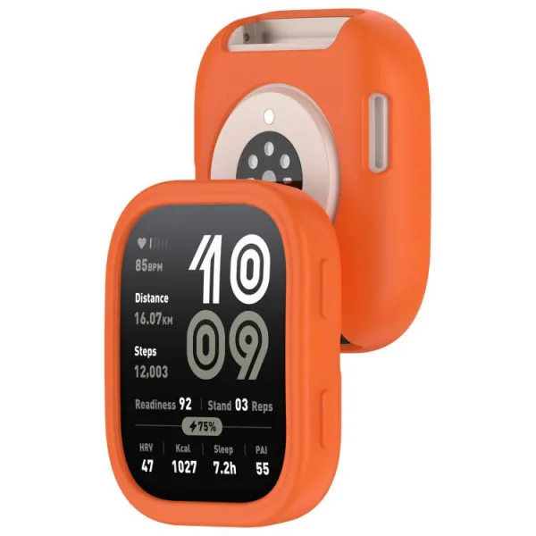 TPU HALF COVER Kryt pre Amazfit Bip 6 oranžový