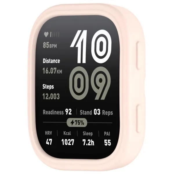 TPU HALF COVER Kryt pre Amazfit Bip 6 ružový