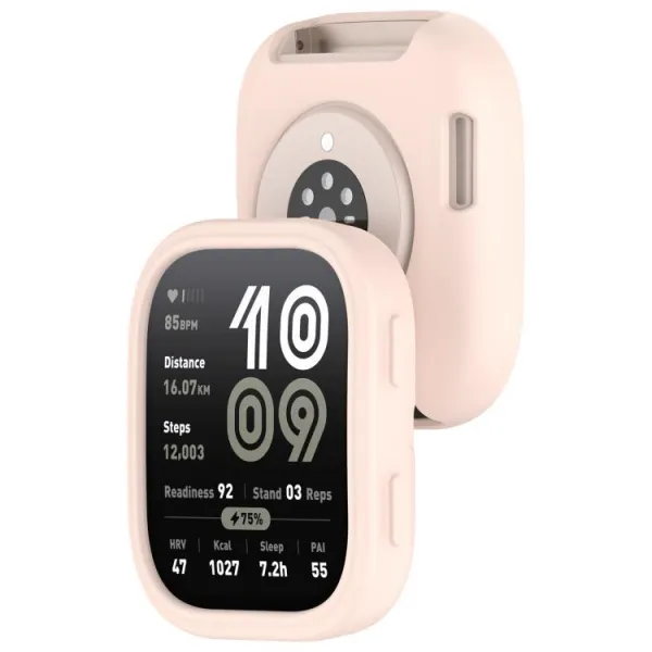 TPU HALF COVER Kryt pre Amazfit Bip 6 ružový