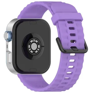 RIBBED Silikónový remienok pre Huawei Watch Fit 4 / Fit 4 Pro / Fit 5 / Fit 5 Pro fialový