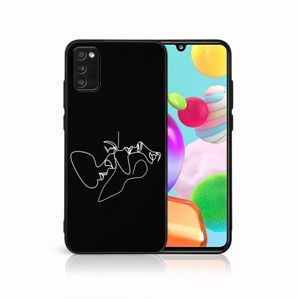 MY ART Ochranný obal pre Samsung Galaxy A41 FACES (196)