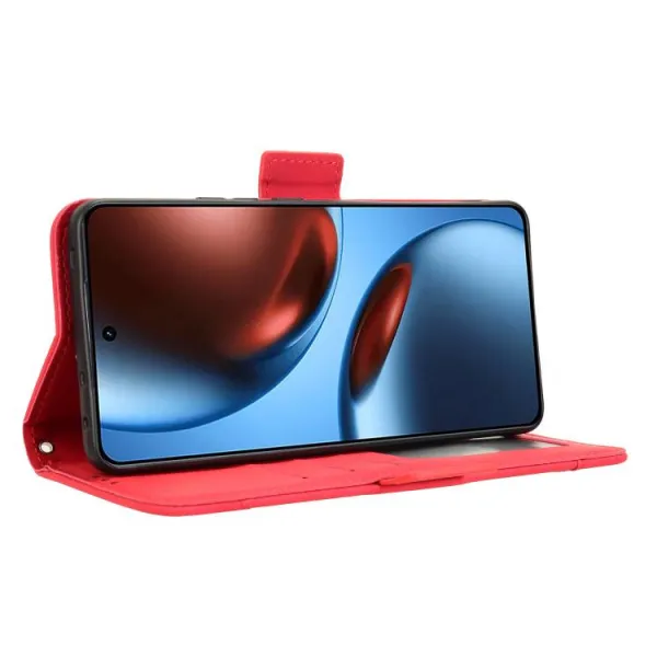SLOT Peňaženkový obal pre Realme GT 7 5G / Realme GT 7T 5G červený