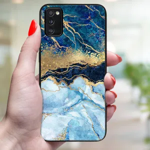 MY ART Ochranný obal pre Samsung Galaxy A41 BLUE MARBLE (141)