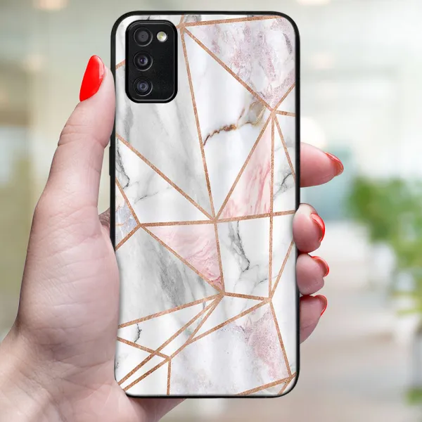 MY ART Ochranný obal pre Samsung Galaxy A41 PINK MARBLE (143)