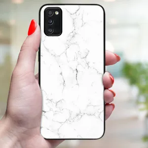 MY ART Ochranný obal pre Samsung Galaxy A41 WHITE MARBLE (144)