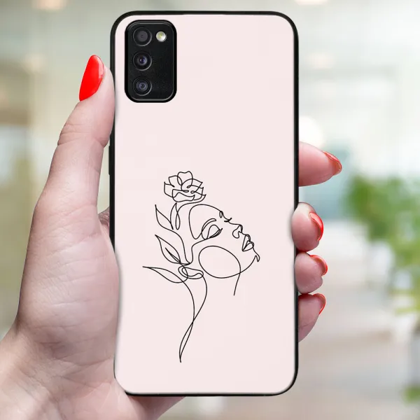 MY ART Ochranný obal pre Samsung Galaxy A41 ROSE GIRL (198)