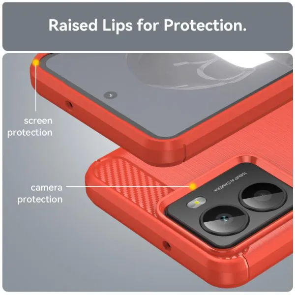 FLEXI TPU Ochranný kryt HMD Fusion červený