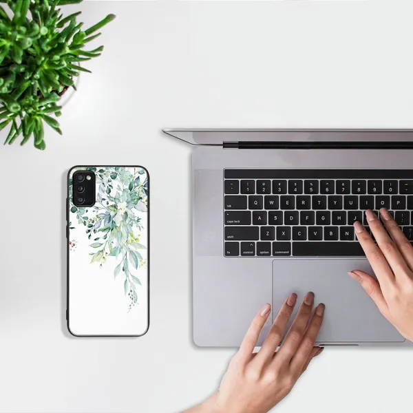 MY ART Ochranný obal pre Samsung Galaxy A41 GREENERY (155)