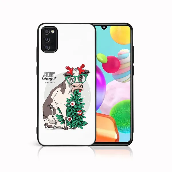 MY ART obal s vianočným dizajnom Samsung Galaxy A41 MERRY CHRISTMAS (074)
