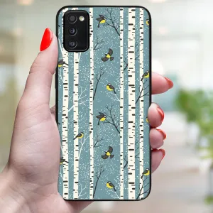MY ART obal s vianočným dizajnom Samsung Galaxy A41 BIRCH (072)