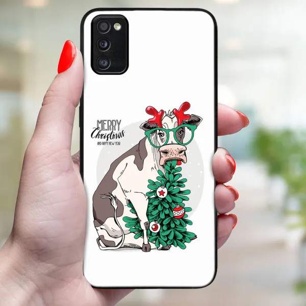 MY ART obal s vianočným dizajnom Samsung Galaxy A41 MERRY CHRISTMAS (074)