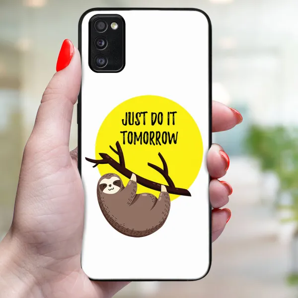 MY ART Ochranný obal pre Samsung Galaxy A41 SLOTH (188)