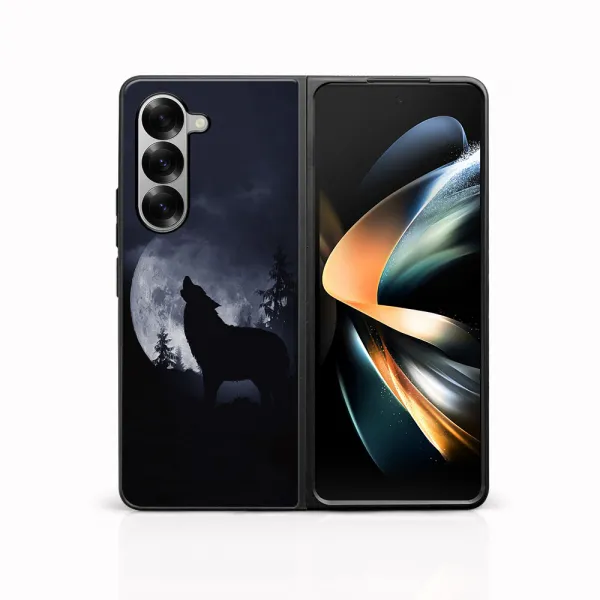 MY ART Ochranný kryt pre Samsung Galaxy Z Fold6 5G WOLF (247)