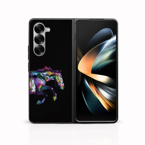 MY ART Ochranný kryt pre Samsung Galaxy Z Fold6 5G HORSE (249)