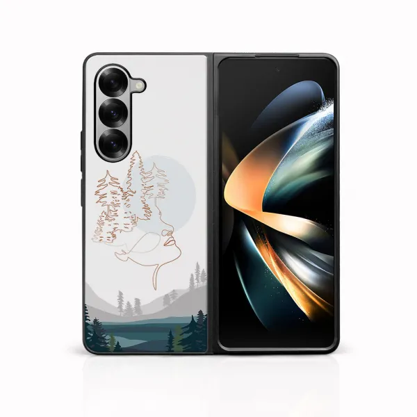 MY ART Ochranný kryt pre Samsung Galaxy Z Fold6 5G LAKE (192)