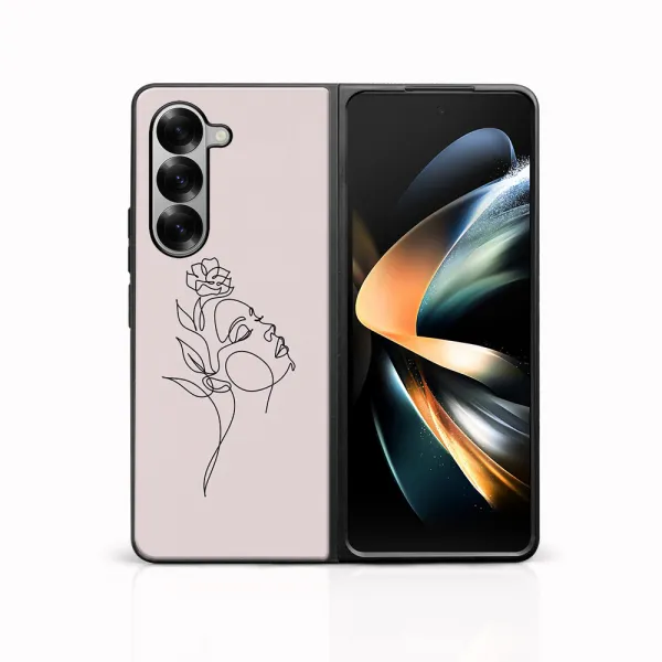 MY ART Ochranný kryt pre Samsung Galaxy Z Fold6 5G ROSE GIRL (198)