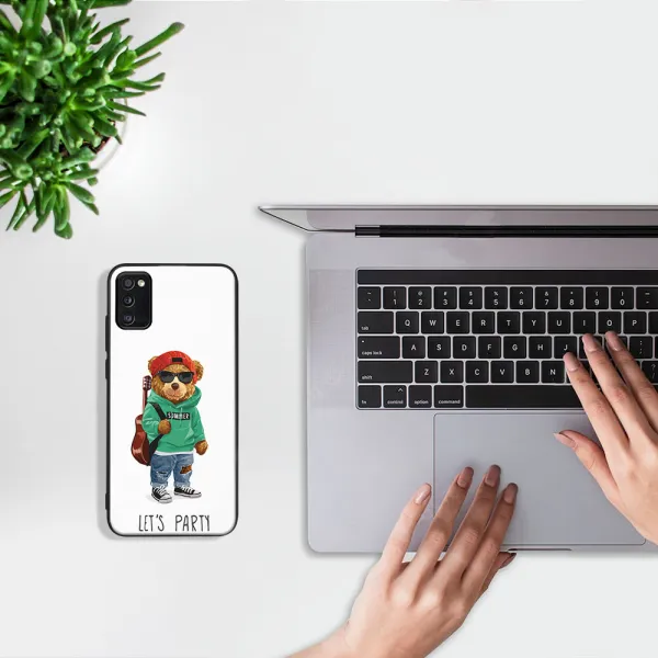 MY ART Ochranný obal pre Samsung Galaxy A41 BEAR (177)