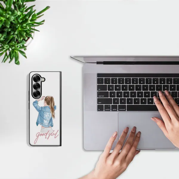 MY ART Ochranný kryt pre Samsung Galaxy Z Fold6 5G GOOD GIRL (130)
