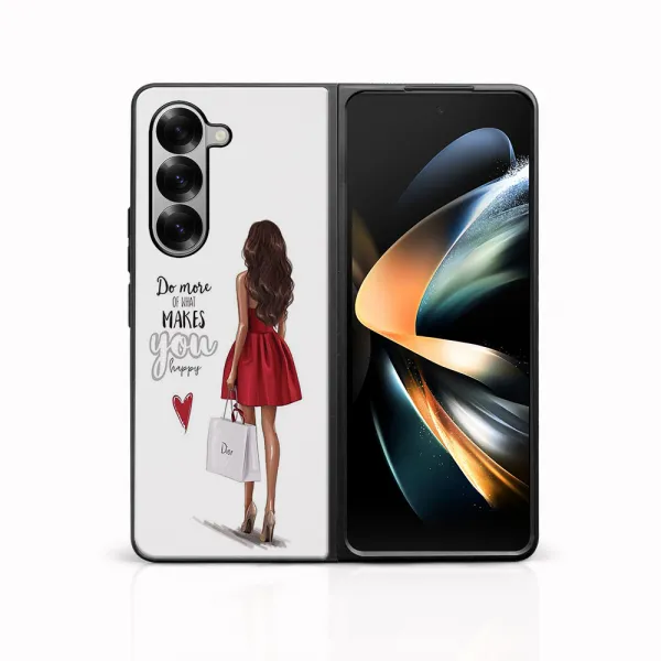 MY ART Ochranný kryt pre Samsung Galaxy Z Fold6 5G RED DRESS (137)