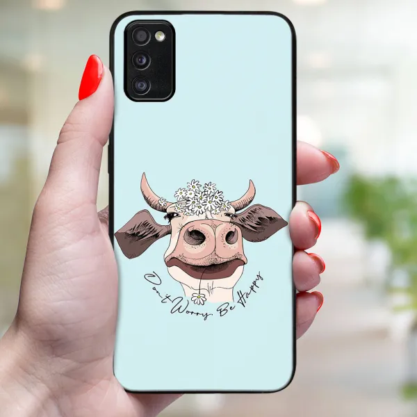 MY ART Ochranný obal pre Samsung Galaxy A41 HAPPY COW (181)