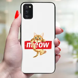 MY ART Ochranný obal pre Samsung Galaxy A41 MEOW (183)