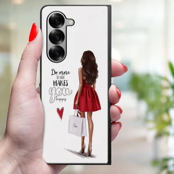 MY ART Ochranný kryt pre Samsung Galaxy Z Fold6 5G RED DRESS (137)