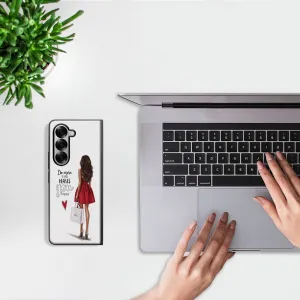 MY ART Ochranný kryt pre Samsung Galaxy Z Fold6 5G RED DRESS (137)