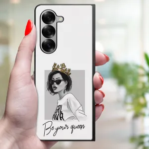 MY ART Ochranný kryt pre Samsung Galaxy Z Fold6 5G QUEEN (139)