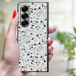 MY ART Ochranný kryt pre Samsung Galaxy Z Fold6 5G GREY TERRAZZO (163)