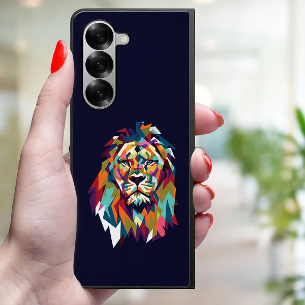 MY ART Ochranný kryt pre Samsung Galaxy Z Fold6 5G LION (246)