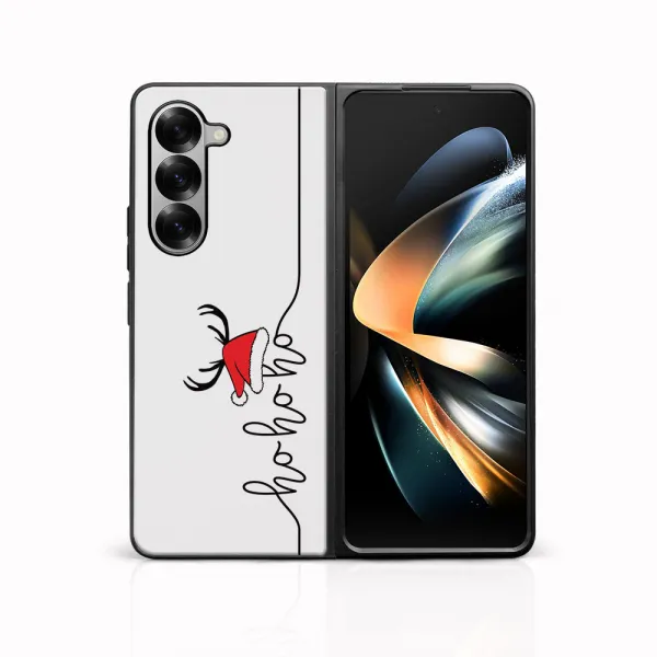 MY ART Kryt s vianočným dizajnom Samsung Galaxy Z Fold6 5G HOHOHO (073)